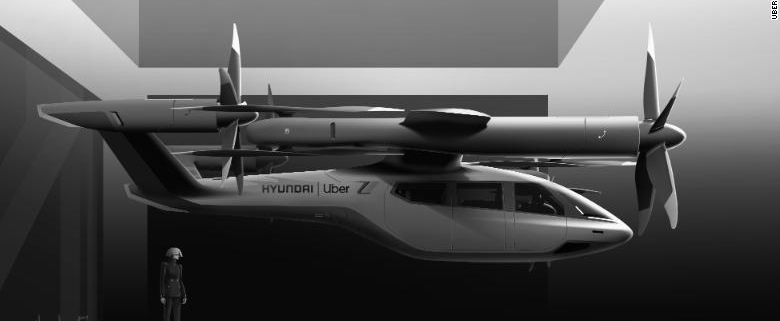 همکاری اوبر و هیوندای در ساخت تاکسی هوایی