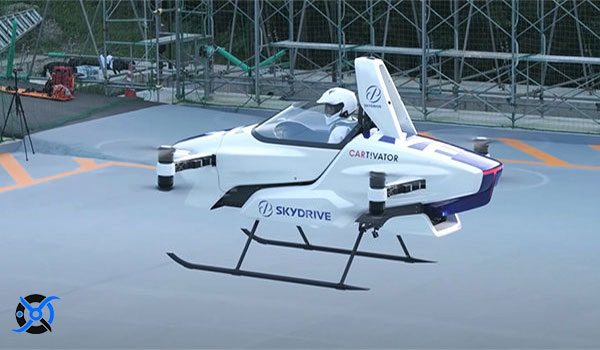 پرواز ماشین پرنده ژاپنی با یک سرنشین پرنده اسکای درایو SD 03 - پرواز ماشین پرنده ژاپنی با یک سرنشین