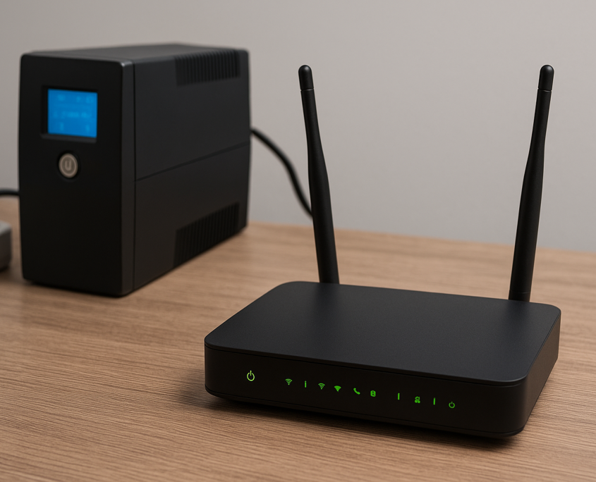 نگهداشتن مودم با usp 845x684 - چگونه مودم را هنگام قطعی برق روشن نگه داریم؟